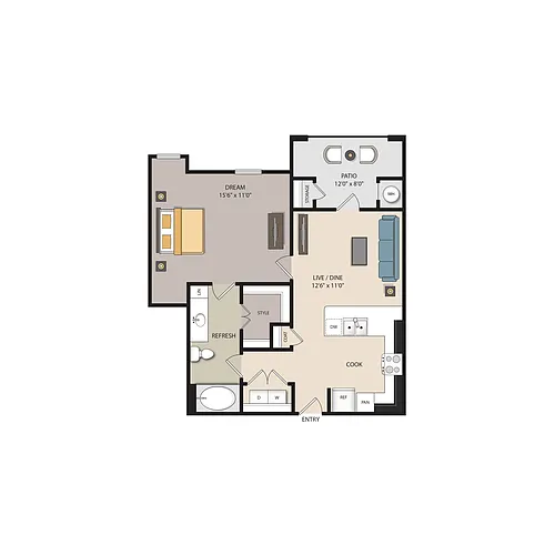 Floor plan A2E