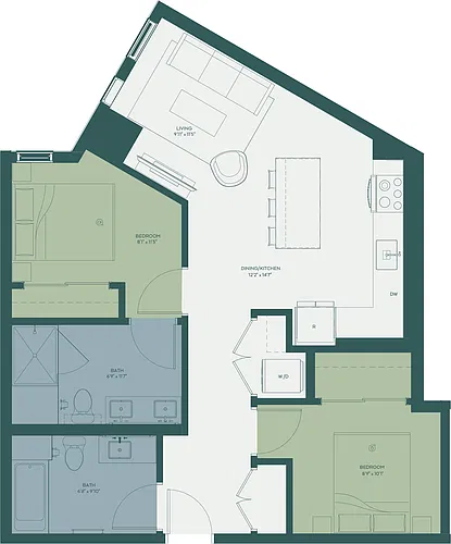 Floor plan B1