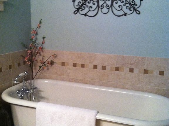 Clawfoot Tub and Shower