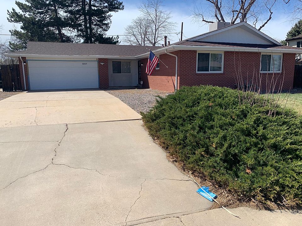 Brick ranch with finished basement. 2 car garage. 3 bed, 2 bath, upper. Eat in kitchen, formal dining, and living room. Main floor laundry. Kitchenette, 2 non-conforming bedrooms, 1 bath , living room, lots of storage in basement. Swamp cooler and baseboa