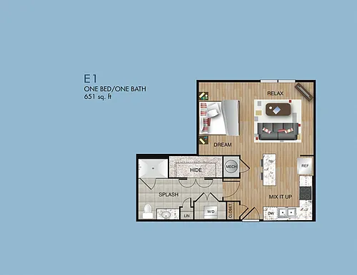 Floor plan E1