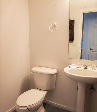 Powder room on main level