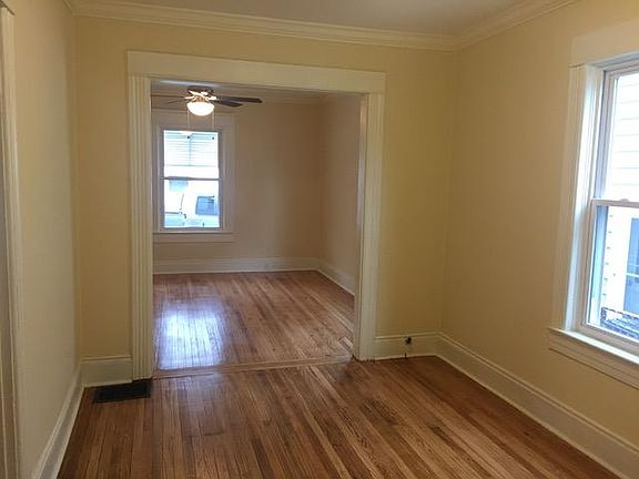 Living/dining areas with beautiful hardwood floors