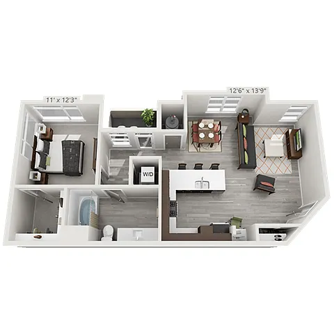 Floor plan Grand Mesa (Corner)