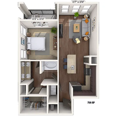Floor plan Sunrise