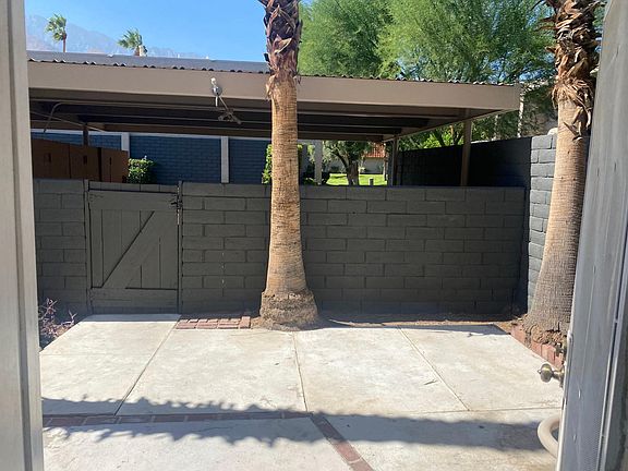 looking at carport but now there is lattice and more private