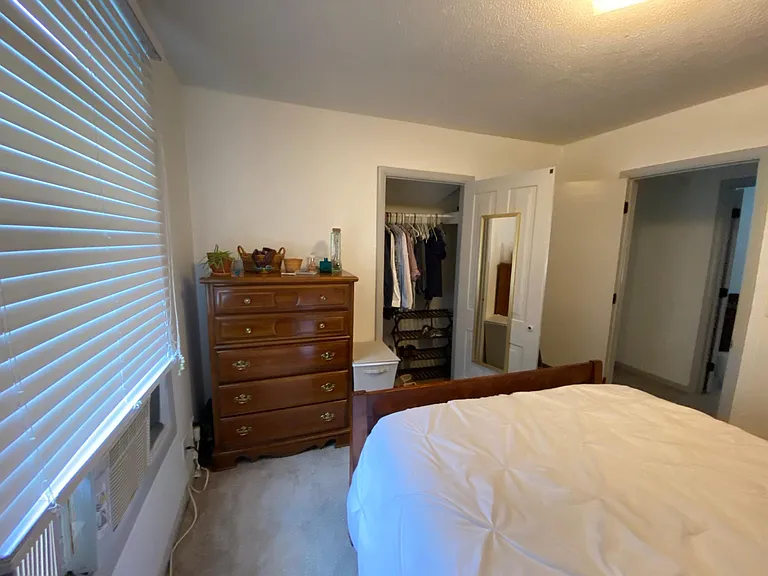 Bedroom with closet