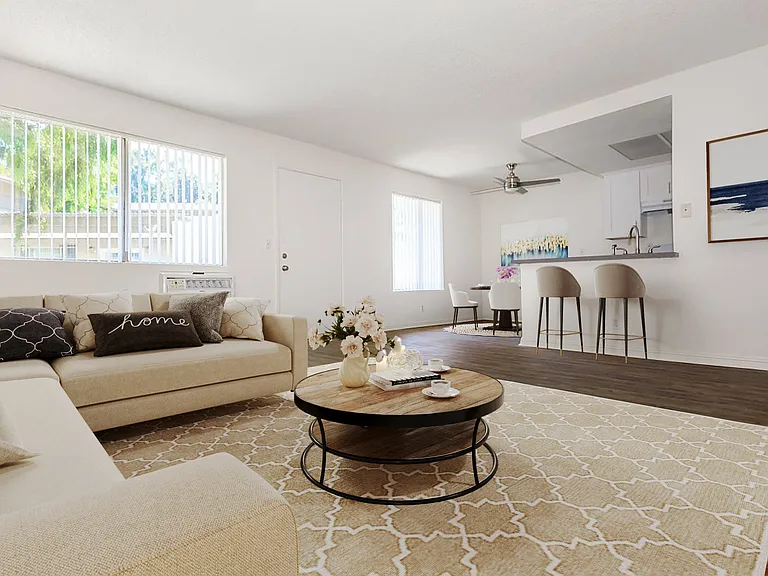 * Photos have been virtually staged for illustrative purposes. The furnishings, decor, and certain visual elements shown may not be present in the actual apartment.