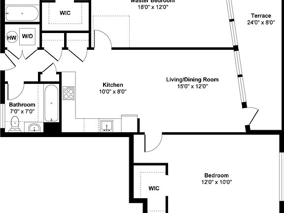 2nd image of 400-402 69th St #202