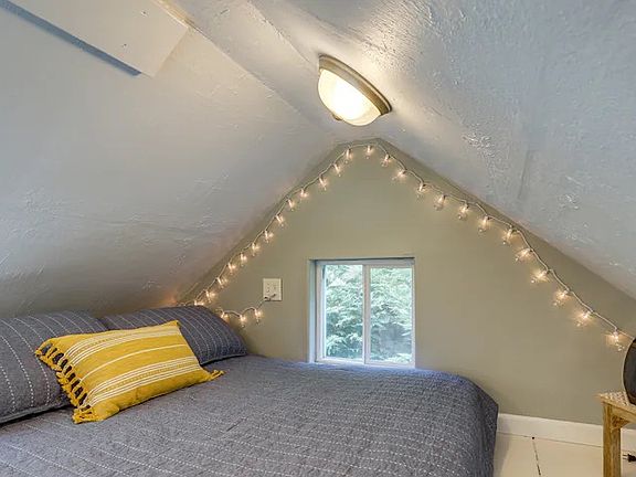 loft bed space (up the ladder)