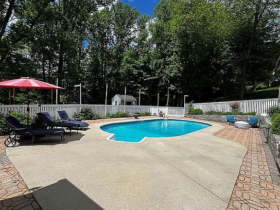 POOL VIEW FROM PORCH