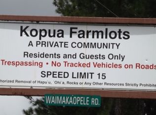 11-1532 Pahoehoe Rd LOT 8496, Mountain View, HI 96771