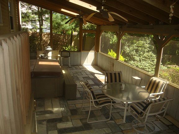 Screened in porch