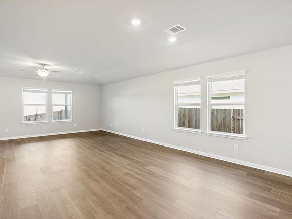 Enjoy the natural lighting in the living and dining areas.