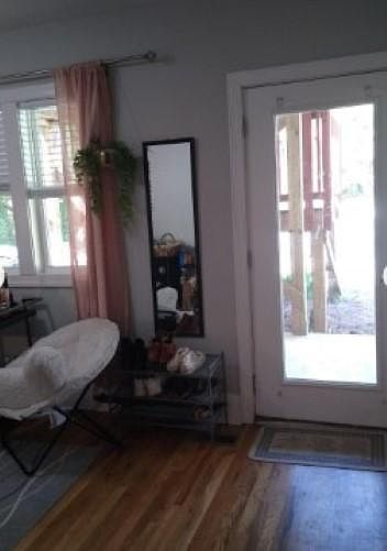 Rear Den area and door to Parking