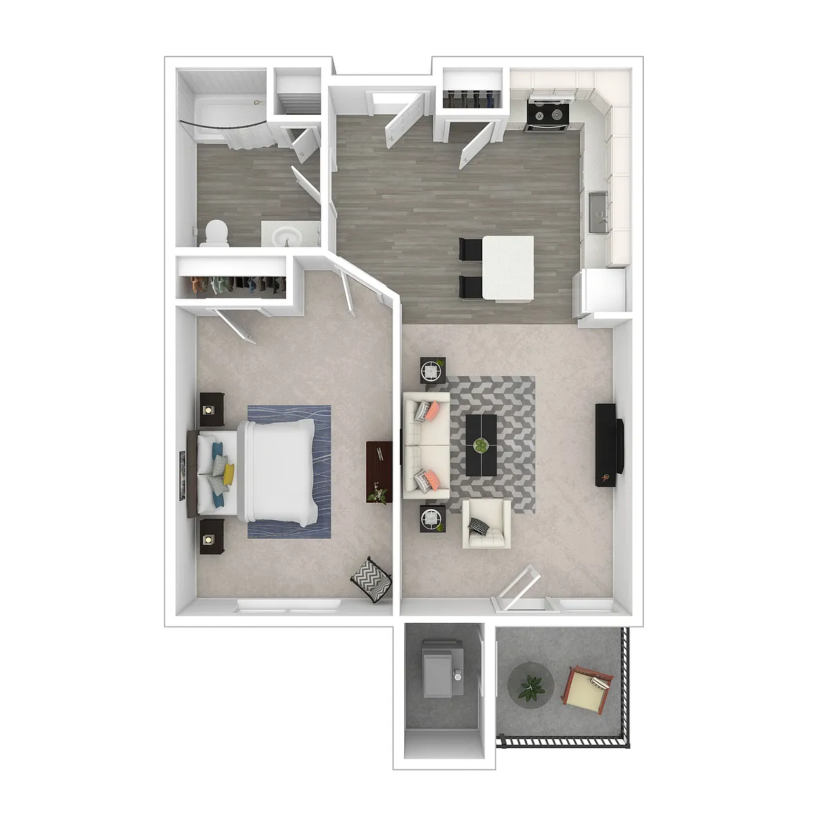 Floor plan 1 BDR
