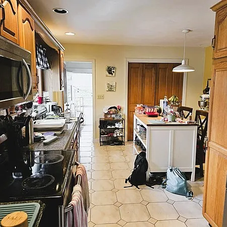 Kitchen with pantry