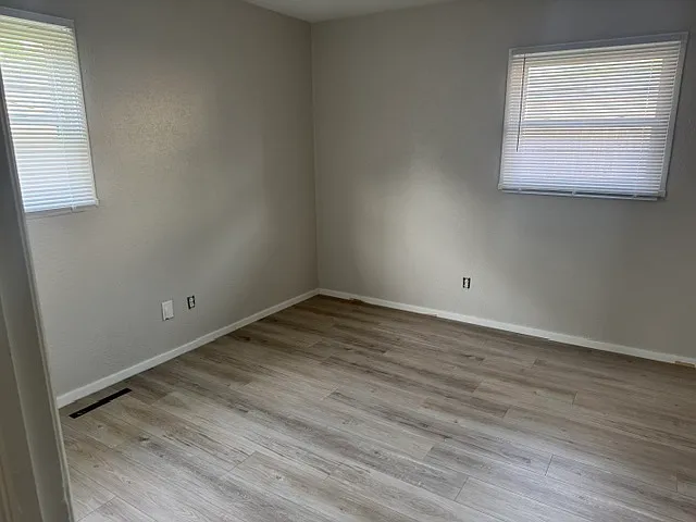 This is the new floor and new paint color Sherwin Williams, City Loft.