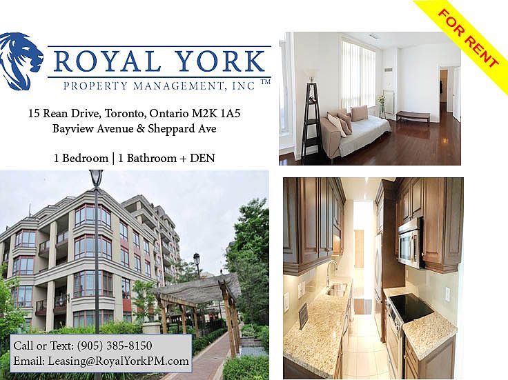 1 - Rean Drive, Toronto, Ontario M2K 0A7 - Royal York Property Management_03192018