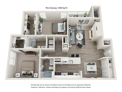 Floor plan The Conway