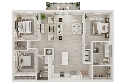 Floor plan Cardozo