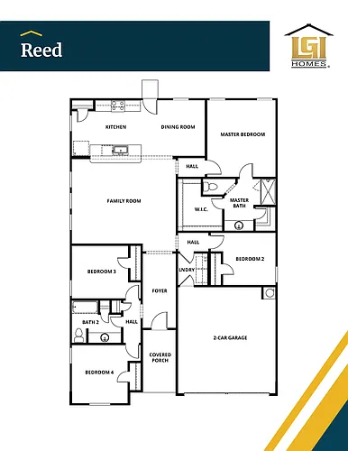 Floor plan Reed