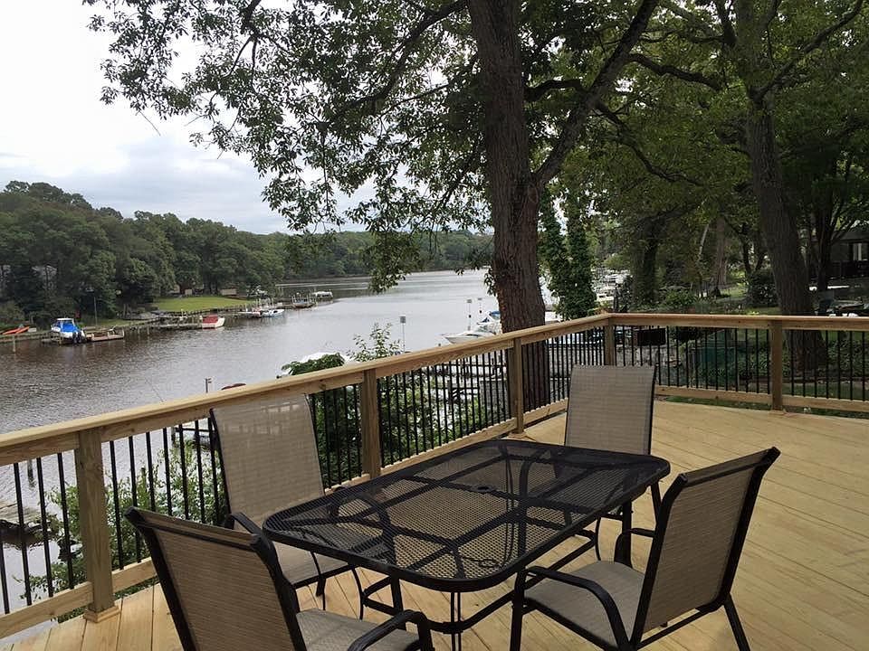 View from brand new deck