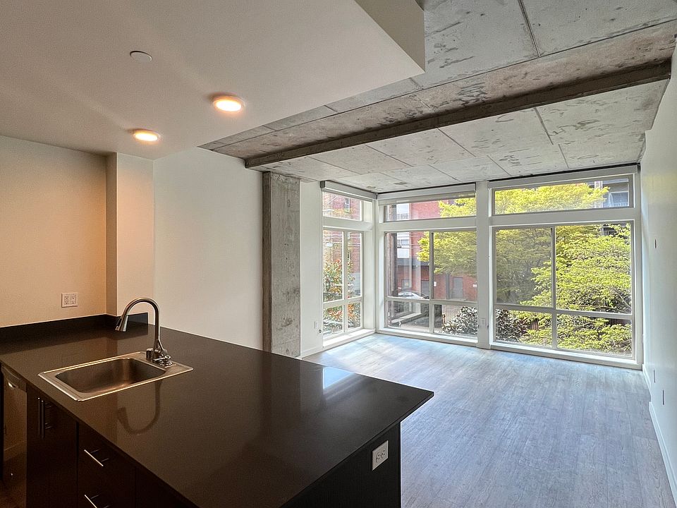 Living room from kitchen area.