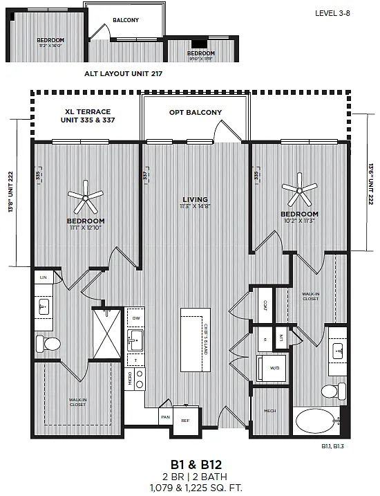 Floor plan B1