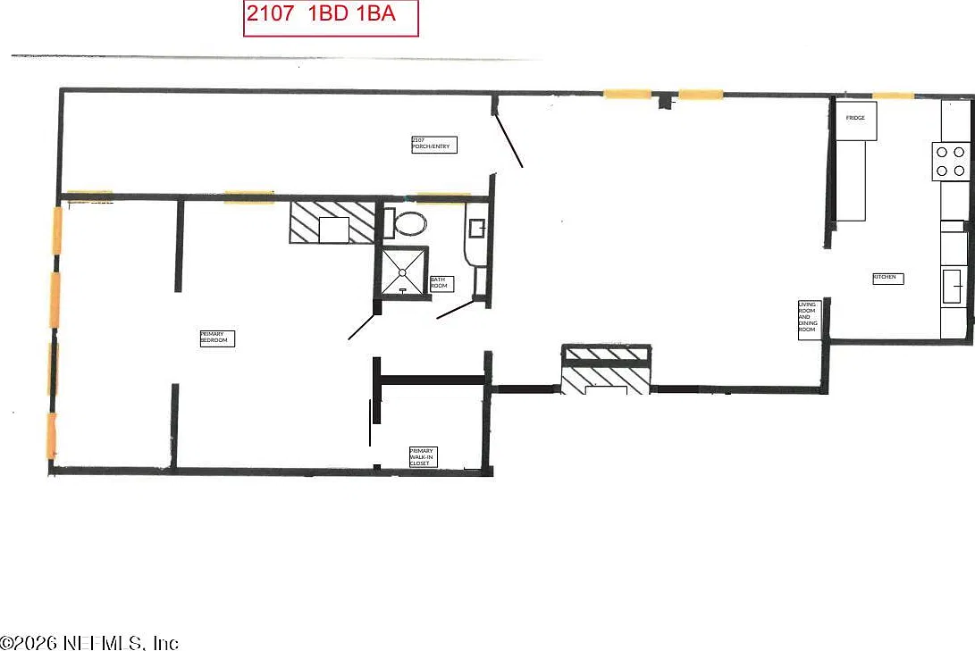 1 bed, 1.0 bath, 1000 sqft, $2,400 — Photo 2