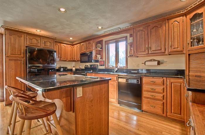 Granite & Cherry Kitchen