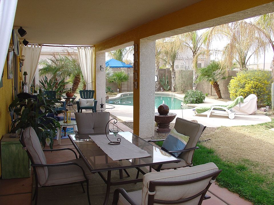 Extended covered patio
