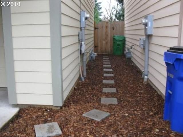 Walking Path To Backyard