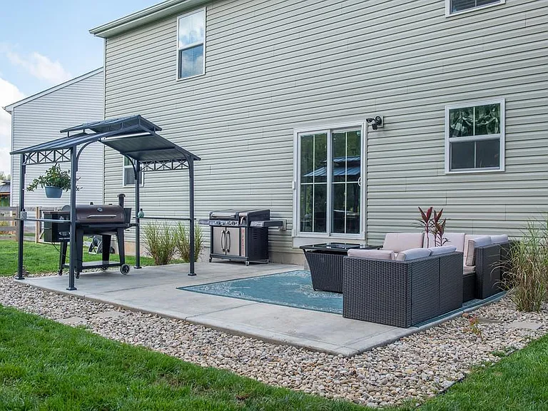 Invite Your Friends and Family Over for a Cook Out Anytime! Plenty of Space for Patio Furniture and a Grill!