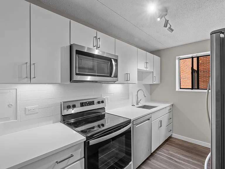 Kitchen With White Features