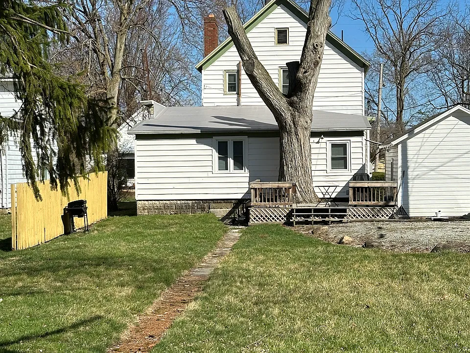 backyard, deck and off street parking