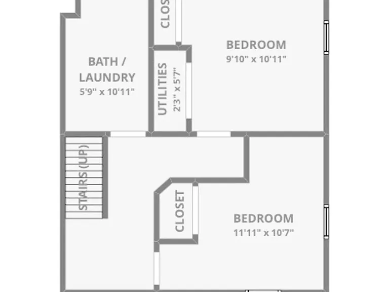 Downstairs floor plan