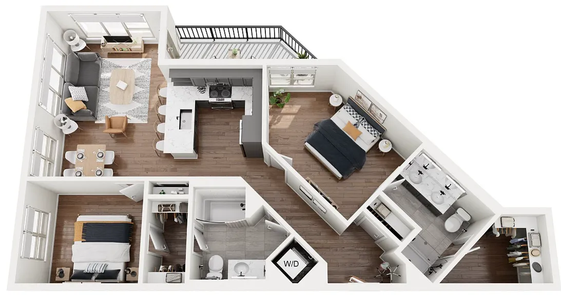 Floor plan B7