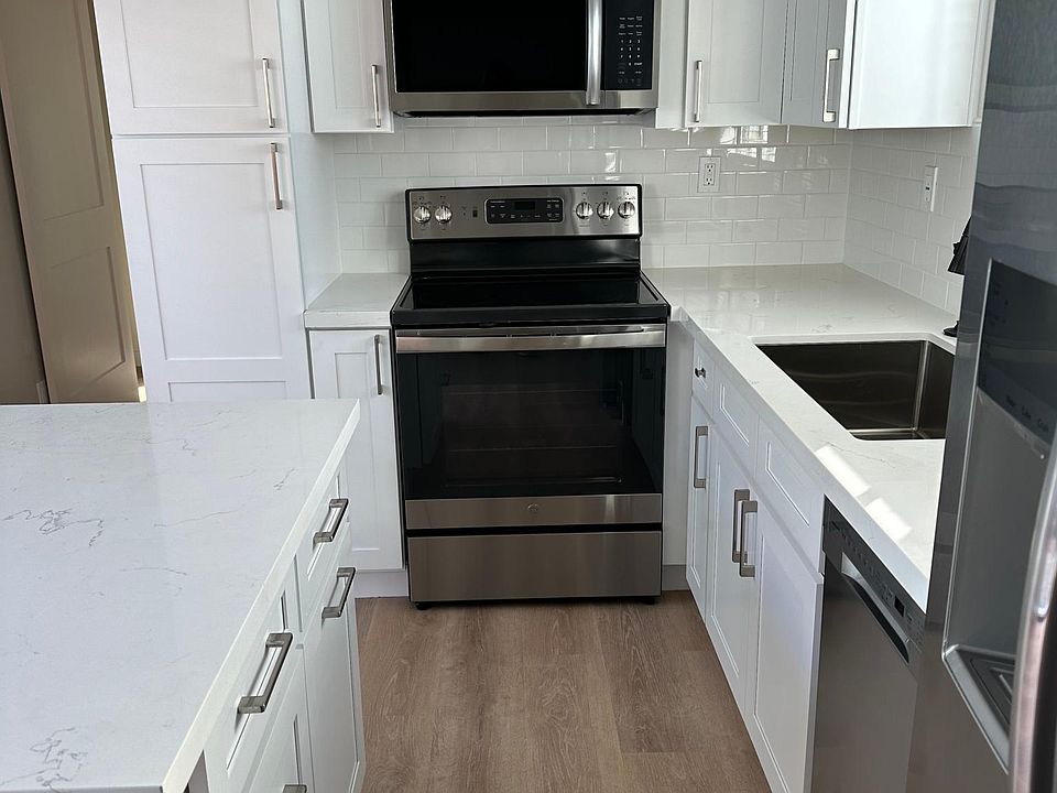 Great Storage pantry for your food. Appliances are all new, island with trash cabinet. New plumbing, electric and heat/air and fixtures.