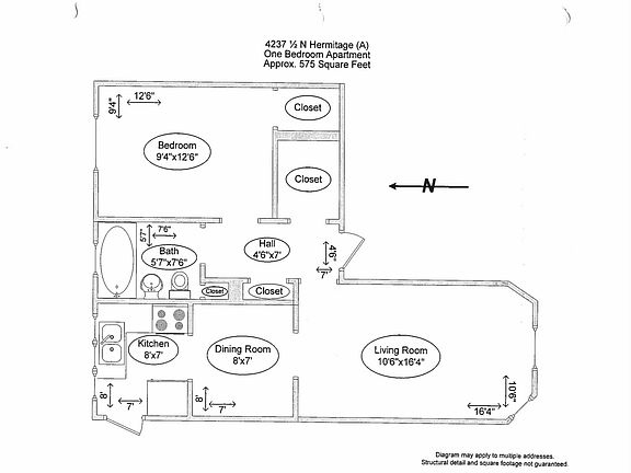 2nd image of 4237 N Hermitage Ave #1/2-2A