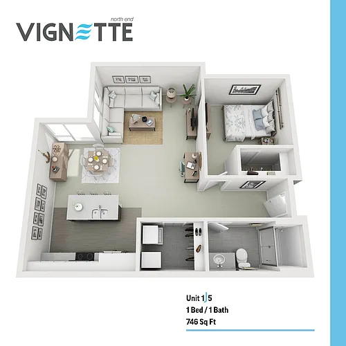Floor plan 1J5
