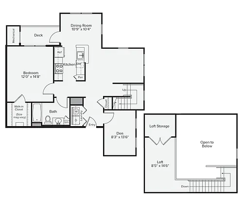 Floor plan A6DL