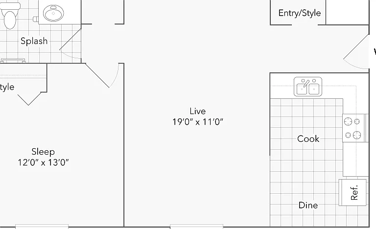 The Bonsai | Floor Plan The Bonsai | Floor Plan