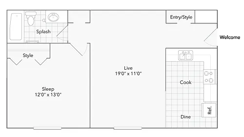 Floor plan East - Bonsai
