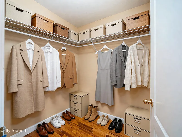 Primary suite walk-in closet