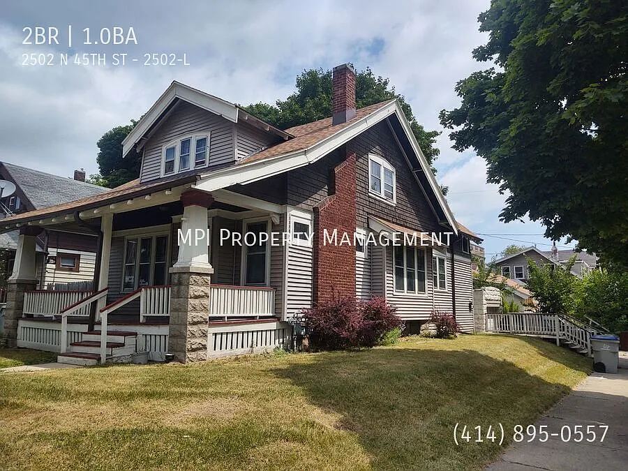2502 N. 45th Street, Milwaukee - 2 Bedroom Lower Duplex 1/2 Off 1st Month's Rent! — Photo 1
