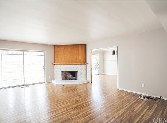 Light and airy with a large sliding glass door