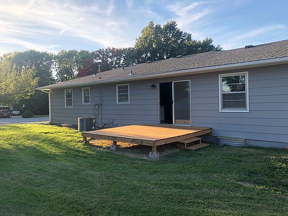 New deck and scenic yard