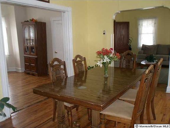 Pocket doors leading to family room 