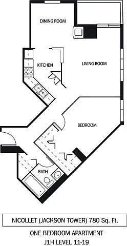 Floor plan Nicollet